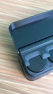 Tempat Koin Di Dasbor Mobil 4 Slot Tempat Uang Receh Logam Dashboard Mini Car Organizer