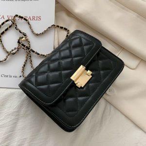 Fashionable Mini Crossbody Bag Womens Chain Strap Small Square Bag Synthetic Leather Daily Matchings New 2023 Style
