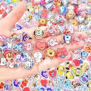 Bandai | 100 Chiếc Mảnh Acrylic BT21 BTS 1cm/2cm/4cm Một Lớp Nguyên Liệu Thủ Công DIY Dùng Làm Đạo Cụ Cosplay Và Phụ Kiện Trang Trí