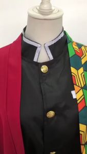 Tomioka Giyuu Cosplay Costume Demon Slayer Cosplay anime outfit Kimetsu no Yaiba Halloween Costumes Party Costume