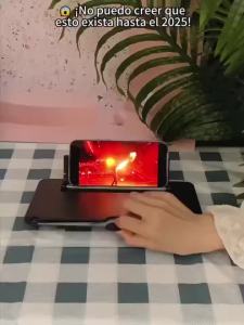 OLOEY | Mobile Screen Amplifier 3D High-Definition Impurity Free Amplifier 10-12 Inch TV Movie Magnifying Glass Mobile Phone Holder