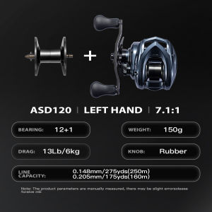 Cylius Ashmoon Total 13BB True Saltwater Proof Alloy Baitcasting Reel 6Kg Drag Power BFS Reel Long cast Bass Pike Fishing Reel
