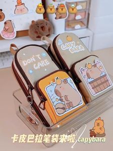 Large Capacity Pencil Bag Student Dirty-Resistant Pencil Case High-Appearance Pencil Case Stationery Box Cute