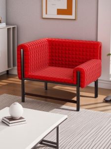 Italian Accessible Luxury Designer Normcore Single-Seat Sofa Chair Balcony Living Room Creative Leisure Chair Beauty Salon Internet Celebrity Chair