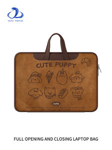 Cute Cartoon Dog Laptop Sleeve 14 Inches