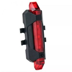 Lampu Belakang Sepeda Kedip USB Anti Air Aksesoris Lampu Sepeda