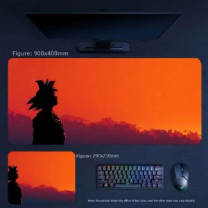 Bandai | Boys Mouse Pad High-quality Printed Animation Dragon Ball Goku Series Leather Mouse Pad Large Size Non-slip Decorative Table Pad