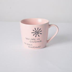 200ml Sun Series Ceramic Cup Minimalist New Bone China Office with Handle Tea Cup Breakfast Milk Cup