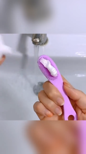 Face Scrubber Cleanser Brush Set Soft Silicone Rubber Scrub Nose Brush Facial Cleansing Brushes