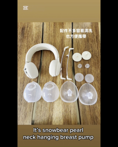 Snow Bear Pearl Neck Hanging Breast Pump (1 Set)