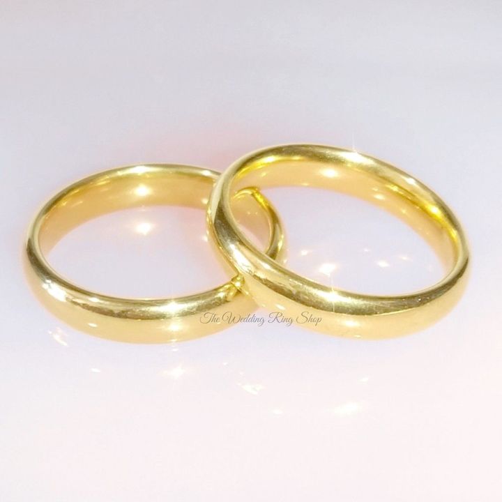 WEDDING RING 💍 WR01 18K SAUDI GOLD | Lazada PH