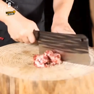 HOME1988🔪พร้อมส่ง💯 มีดปังตอ ชุดมีดปังตอ มีดปังตอสับกระดูก มีดแล่ เกรดพรีเมี่ยม มีดสแตนเลสคุณภาพดี มีดหั่นหมู