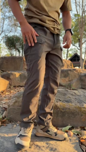 ยุทธวิธี Cargo กางเกงผู้ชาย Ix9 กางเกงยุทธวิธี Quick-Drying Elastic กันน้ํา Cargo กางเกงกลางแจ้งหลายกระเป๋า
