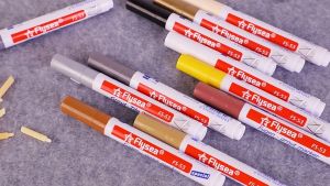 ปากกายาแนว ร่องกระเบื้อง แก้ไขรอยสีกระเบื้องและคราบเชื้อรา สีเนียน แห้งไว ติดทน (2 สี ขาว/ดำ)