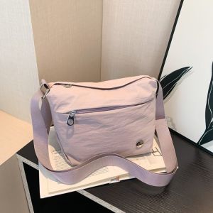 Small Bag for Women 2024 New Arrival Summer Nylon Cloth Shoulder Messenger Bag K-style Casual Couple Student Small Square Bag Men