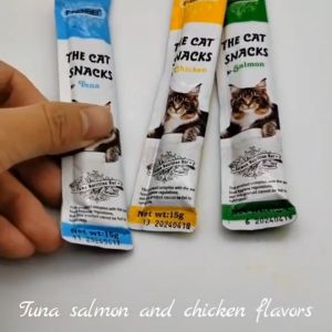 15G Cat Treats Stick Nutrition & Wet Food for Cats