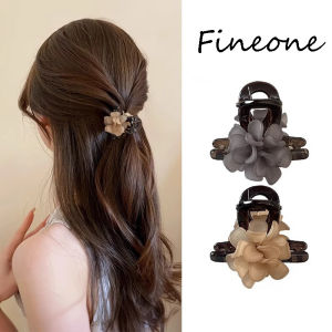 1Pcs Beautiful Camellia Hair Claw Advanced Sense Hair Claw Clips Hair Accessories for Women Girls