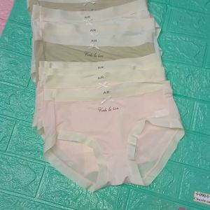 5 Quần Lót Nữ Chất Su lạnh Mịn Mát Co Giãn 38kg Đến 65kg Lưng Cao Marketonline 2916