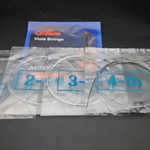 (A-D-G-C) Viola Strings Steel Core Alloy Winding 4pcs/set Universal Full Set Viola String Alice A903