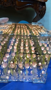 [Ready]Tulips Night Lamp Handmade Diy Three-Dimensional Flower Night Decor Atmosphere Lamp ValentineS Day Gift