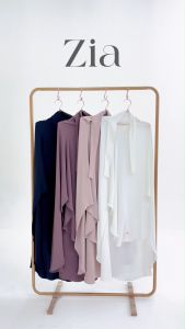 Nusseyba Activewear - Zia Khimar Bandana - Khimar Bandana Anti UV - Bahan Thuba by Sultan - Khiban Instan - Hijab Daily Muslimah Wanita - Kerudung Syari Dewasa - Koleksi Raya Lebaran - Kerudung Haji & Umroh / Umrah