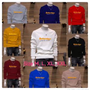 Sale Sepsial Sweater Keren Crewnec Elegan Kaos Pria Trendy Sweatshirt Kasual Sweter Cowo Batterdays