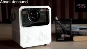 Projector 4K Android 11.0 Big LCD 4K Mini Projector 1080P Dual Band WiFi + Bluetooth5.0 With Netflix YouTube