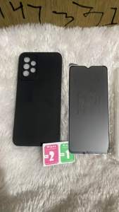 2 IN 1 SofCase Samsung A04S/A13/A32/A72/A33/A23/A53/A52S/A52/A73 Case Anti Gores Spay Paket Lengkap Real