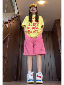 Quần Short Thêu Họa Tiết Chien Lùn Mùa Hè Mỏng Nhanh Khô Thể Thao Quần Dài Thường Ngày Cạp Cao Thoải Mái Thoáng Khí