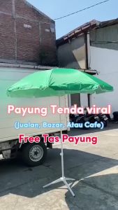【COD】Payung 180/200/220/240 CM Payung Tenda / Anti Angin Tenda Taman Pantai Cafe Payung Taman Anti UV Anti Angin