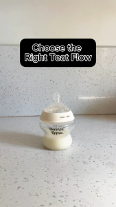 Tommee Tippee Natural Start Slow Flow Teats 0+ months Soft Breast-Like Teat. 2-pack