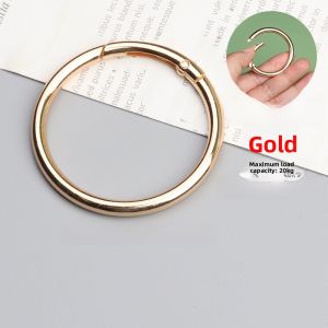 Removable Metal Ring Buckle Spring Circle Open Bag Strap Buckle Key Ring Accessory Home Fabric Sewing DIY Parts And Accessories