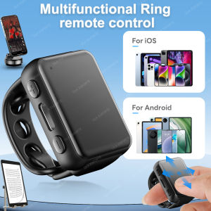 Multifunctional Ring Remote Control Smart Ring Video Camera control Document remote controlSmartring Men Women for Android IOS
