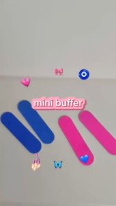 Mini Buffer Shining File Nail Kikir Kuku Buffing 5 cm Art Alat Portable Kayu Manicure Pedicure Amplas Kuku Dua Sisi Pengkilat NailArt Disposable 2 Sisi Files Kikiran