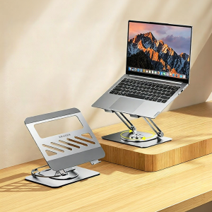 Lenovo | Height Adjustable Notebook Stand With Suspended Dual Layer Design And Metal Heat Dissipation Base