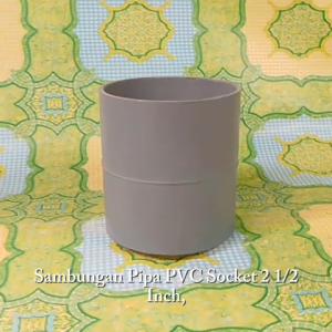 Sambungan Pipa Pvc Socket 2 1/2 Inch 2 1/2 2 1/2In
