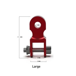 Modified Motorcycle Rear Shock Absorber Suspension Booster Aluminum Alloy Height Enhancer Extension Extender Slider with Screw