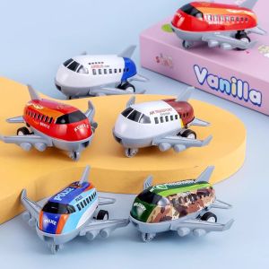 Colorful Mini Alloy Pull Back Airplane Toys Childrens Toy Boy Gift Creative Small Plane Kids Early Educational Toys