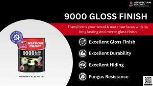 Nippon 9000 Gloss Finish for Wood and Metal (1L / 5L)