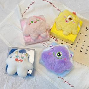 Adorable Birthday Towel Handkerchief Childrens Gift Cartoon One-Eyed Monster High Quality Kindergarten Party Favor