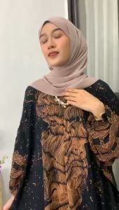 DIVASHION - Kaftan Gamis Jumbo Busui Rayon Premium Kaftan Wanita Size Jumbo Elegan Dan Trendy