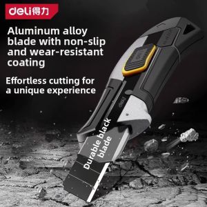 Heavy-Duty Deli Utility Knife Full Steel Thickened Wallpaper Cutter Industrial Grade Scissors Home Use Unboxing Tool