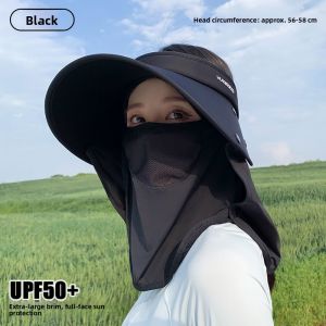 miiow | Womens Sunscreen Face Mask Ice Silk Outdoor Cycling Full Face Cover UV Protection Breathable Casual Style Summer Hat