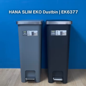 EKO Dustbin | HANA Slim | 45L | EK6377 | Trash Bin | Rubbish Bin | Kitchen Bin | Toilet Bin