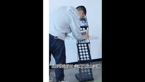 BLACK WHITE A4 Size 4 Tier Foldable  Magazine Newspaper Leaflet Brochures Shop Retail Lobby Display Rack Stand Shelf Waiting Lounge Area 2462.1