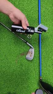 Kaiersn Golf Club Cleaner Groove Tube Golf Brush Golf Club Brush With Leakproof Reservoir Tube Squeeze Bottle for Easy Cleaning