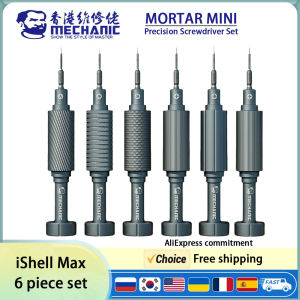 MECHANIC 6 in 1 iShell Precision Screwdriver Set for iPhone Samsung Huawei OPPO VIVO etc Mobile phone repair tools