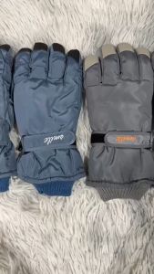 ถุงมือลุยหิมะ -40 สำหรับผู้ชาย กันน้ำ กันลม ด้านในบุขนหนานุ่ม 01-W1