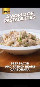 Sốt Mì Ý Carbonara Nấm Prego 295g - Thương Hiệu Mỹ SX Malaysia | Prego Carbonara Mushroom Pasta Sauce 295g