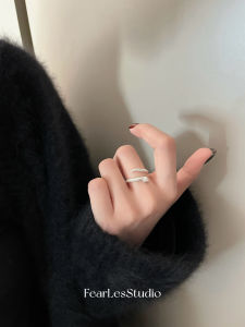 Fearless S925 Silver Spirit Snake Ring Open Style Womens Ring New Years Fashion Jewelry Accessory Korean Style Mixed Material